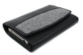 Čiernobiela dámska kožená rámová peňaženka 511-6236B-60/T