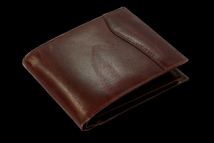Tmavo hnedá pánska kožená peňaženka 513-17261-47